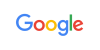 Google logo with blue, red, yellow, and green letters.