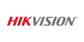 The Hikvision logo prominently displays the brand name in bold red and gray letters against a white background, symbolizing innovation in technology like their Parking Management Solutions.